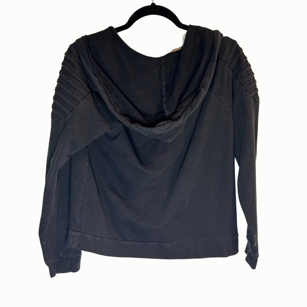 Victoria Sport Black Moto Jacket with Rose Gold Zipper Size Small - Picture 2 of 8